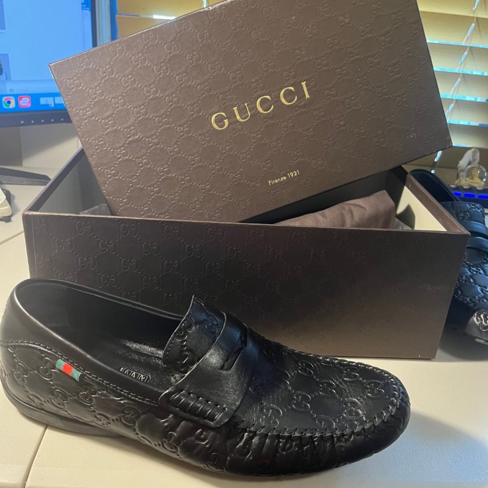 Men's Gucci Guccissima Loafers